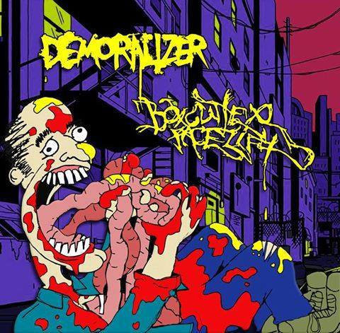 (image for) Demoralizer / Boxcutter Facelift - Split 7 inch (Blue Vinyl)